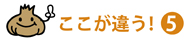 ここが違う！⑤